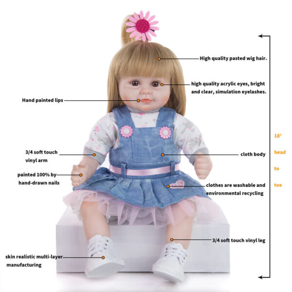 18inch Reborn Baby Girl Dolls Nyla