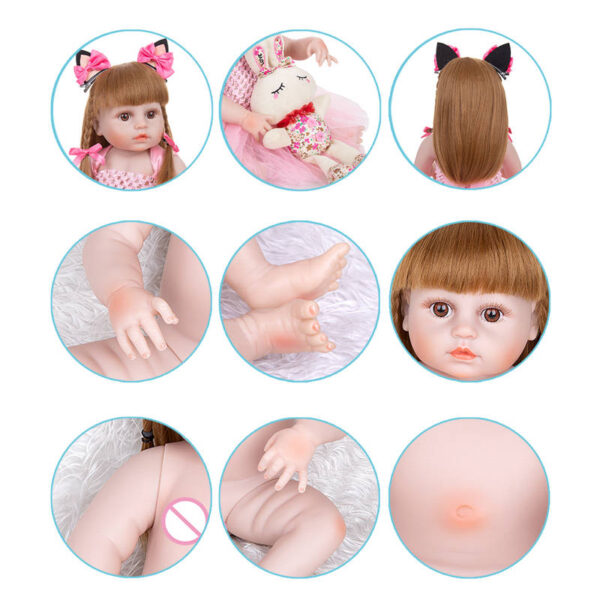 19inch Cute Reborn Girl Dolls Elaina