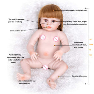 19inch Cute Reborn Girl Dolls Elaina