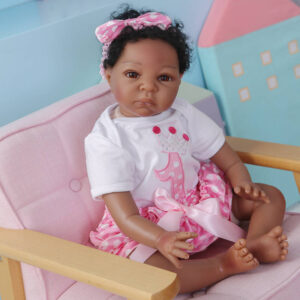 22inch Black Reborn Baby Dolls Rachel