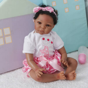 22inch Black Reborn Baby Dolls Rachel