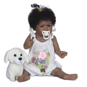 22inch Black Reborn Dolls Genevieve