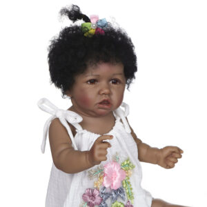 22inch Black Reborn Dolls Genevieve