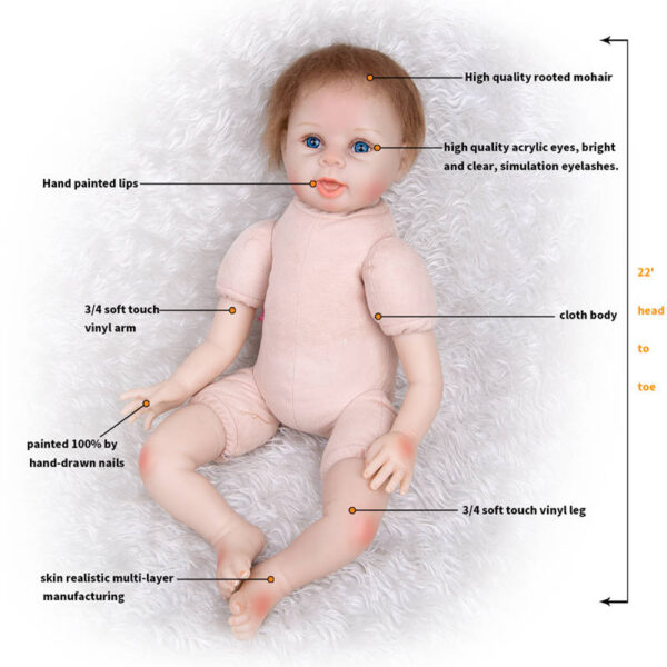 22inch Newborn Boby Dolls Micah