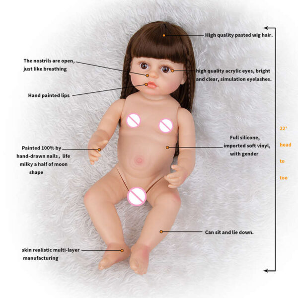 22inch Realistic Baby Dolls Kiara