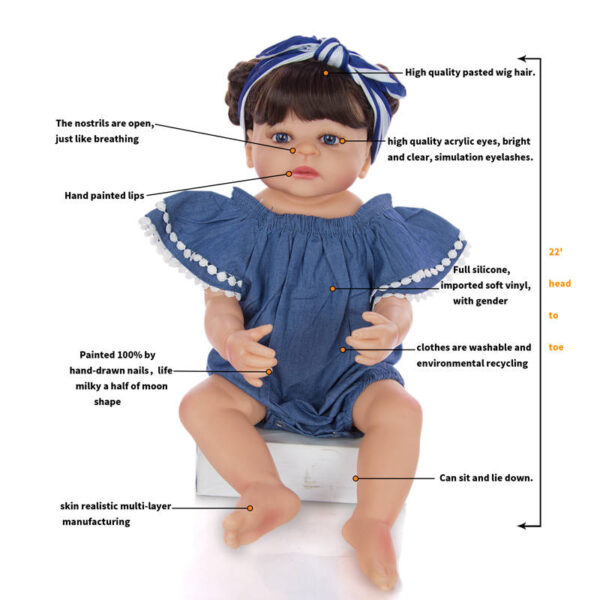 22inch Realistic Baby Dolls Thea