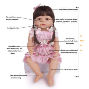 22inch Silicone Reborn Babies Amiyah