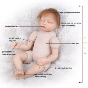 22inch Sleeping Reborn Baby Doll Catherine