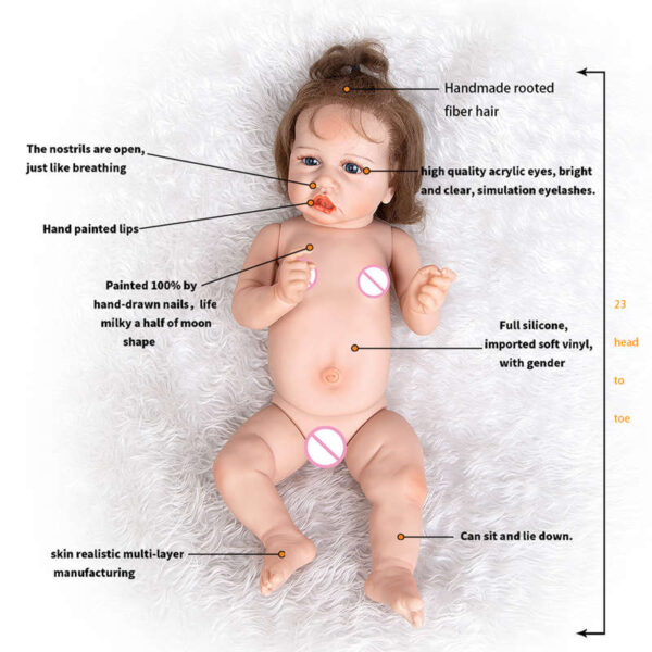 23inch Cute Girl Dolls Paris