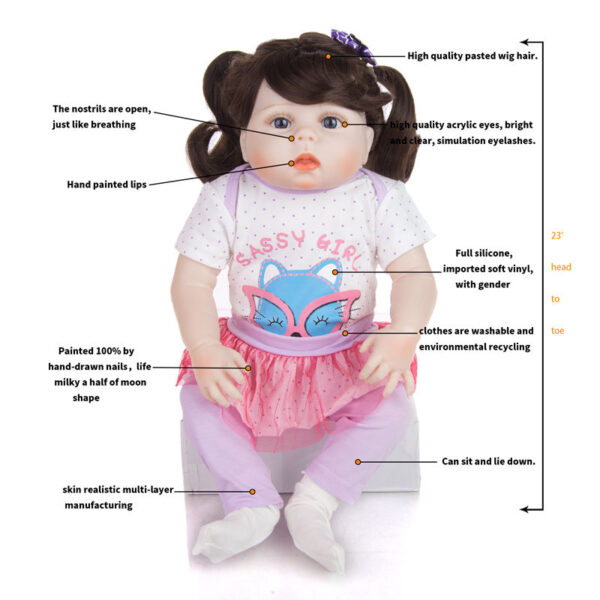 23inch Realistic Baby Dolls Jessica