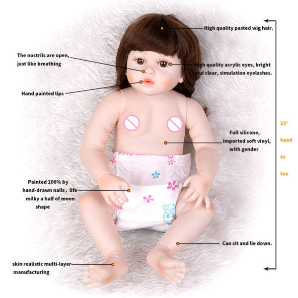 23inch Reborn Toddlers Doll Talia