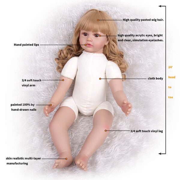 24inch Baby Girl Dolls Rosemary