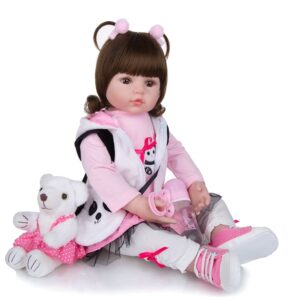 24inch Cute Reborn Baby Dolls Allie