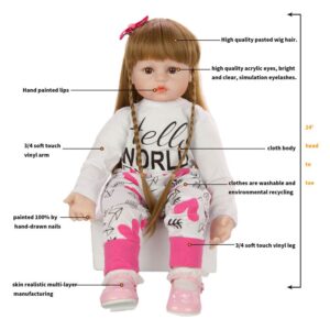 24inch Lifelike Baby Dolls Lilith