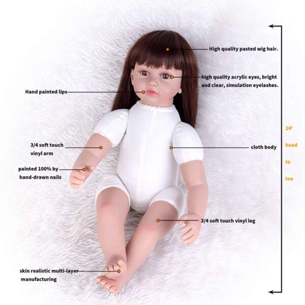 24inch Real Girl Dolls Viviana