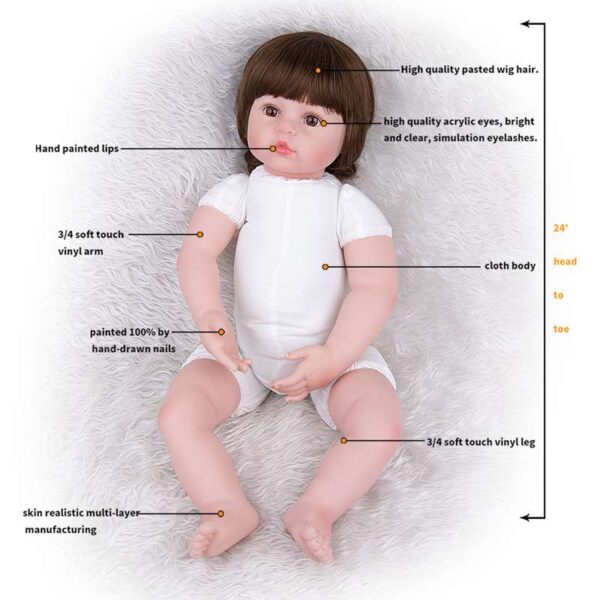 24inch Real Looking Dolls Collins