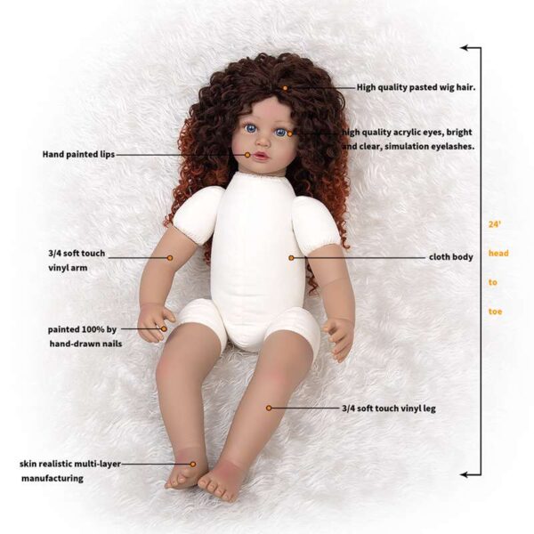 24inch Reborn Girl Dolls Jemma