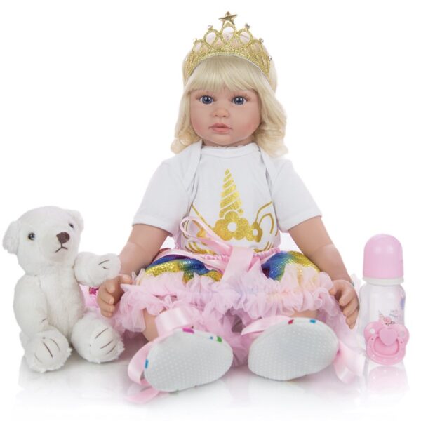 24inch Silicone Baby Doll Raven