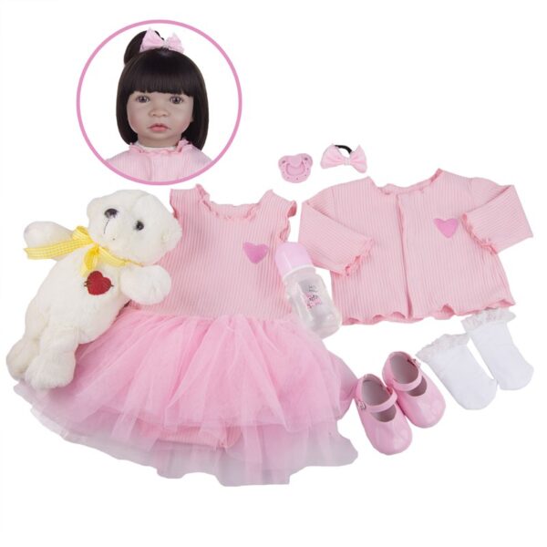 24inch Silicone Baby Dolls Carolina