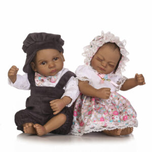 25cm 10inch Black Reborn Baby Dolls