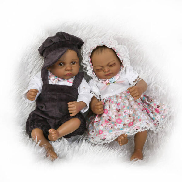 25cm 10inch Black Reborn Baby Dolls