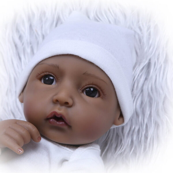 27cm 10inch Black Reborn Boy Dolls Josiah