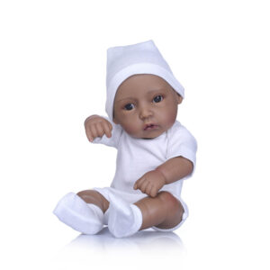 27cm 10inch Black Reborn Boy Dolls Josiah