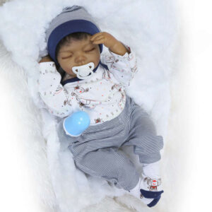 55cm 22inch Black Reborn Baby Dolls