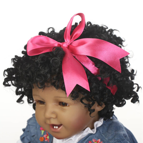 55cm 22inch Black Reborn Girl Dolls