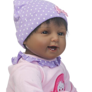 55cm 22inch Cute Black Reborn Dolls