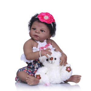 56cm 22inch Black Reborn Baby Dolls