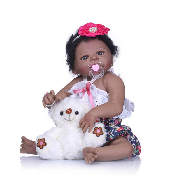 56cm 22inch Black Reborn Baby Dolls