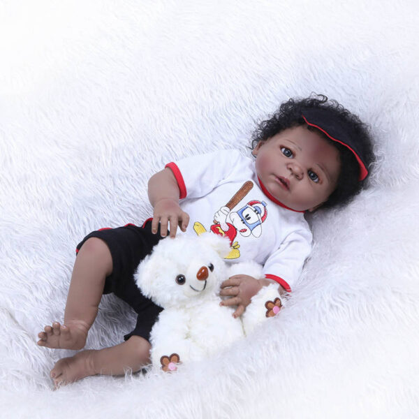 56cm 22inch Black Reborn Dolls