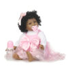 Black Curly Hair Reborn Doll