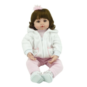 White Coat Reborn Girl Dolls